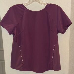 lululemon athletica Short Sleeve Tee in Deep Purple